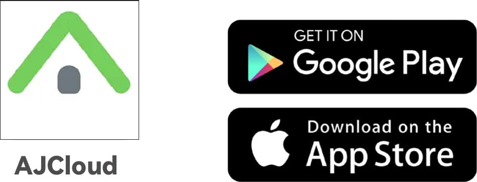 Descarga la aplicación AJCloud desde Google Play o la App Store